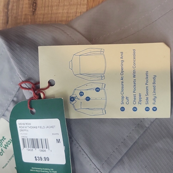 RIGHT of WAY Rowe M Thomas Field Jacket in Griffin - Picture 4 of 16